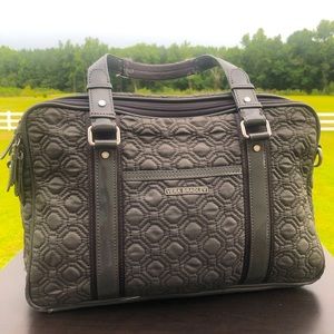 Vera Bradley Gray Quilted Travel Tote